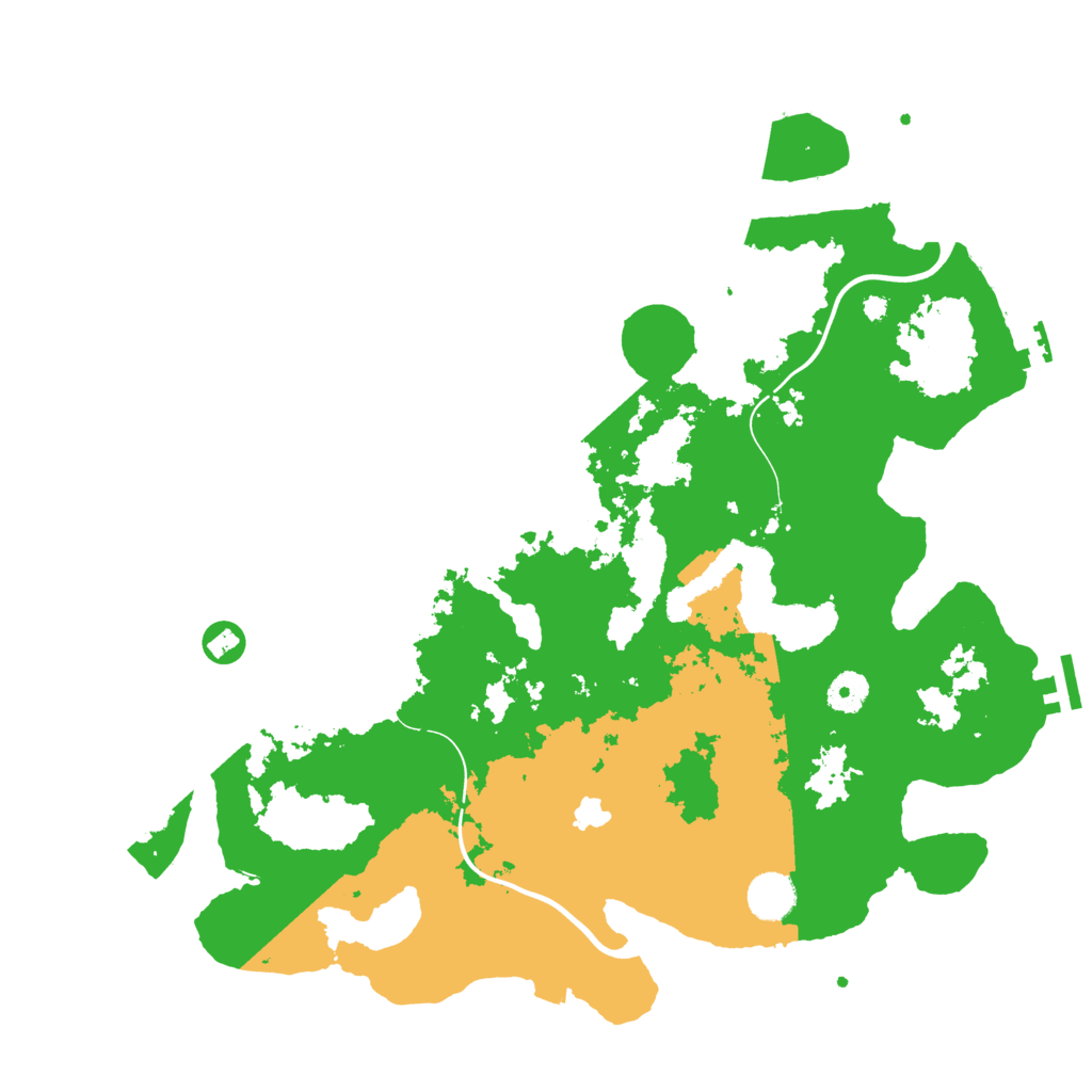 Biome Rust Map: Procedural Map, Size: 4000, Seed: 743338547