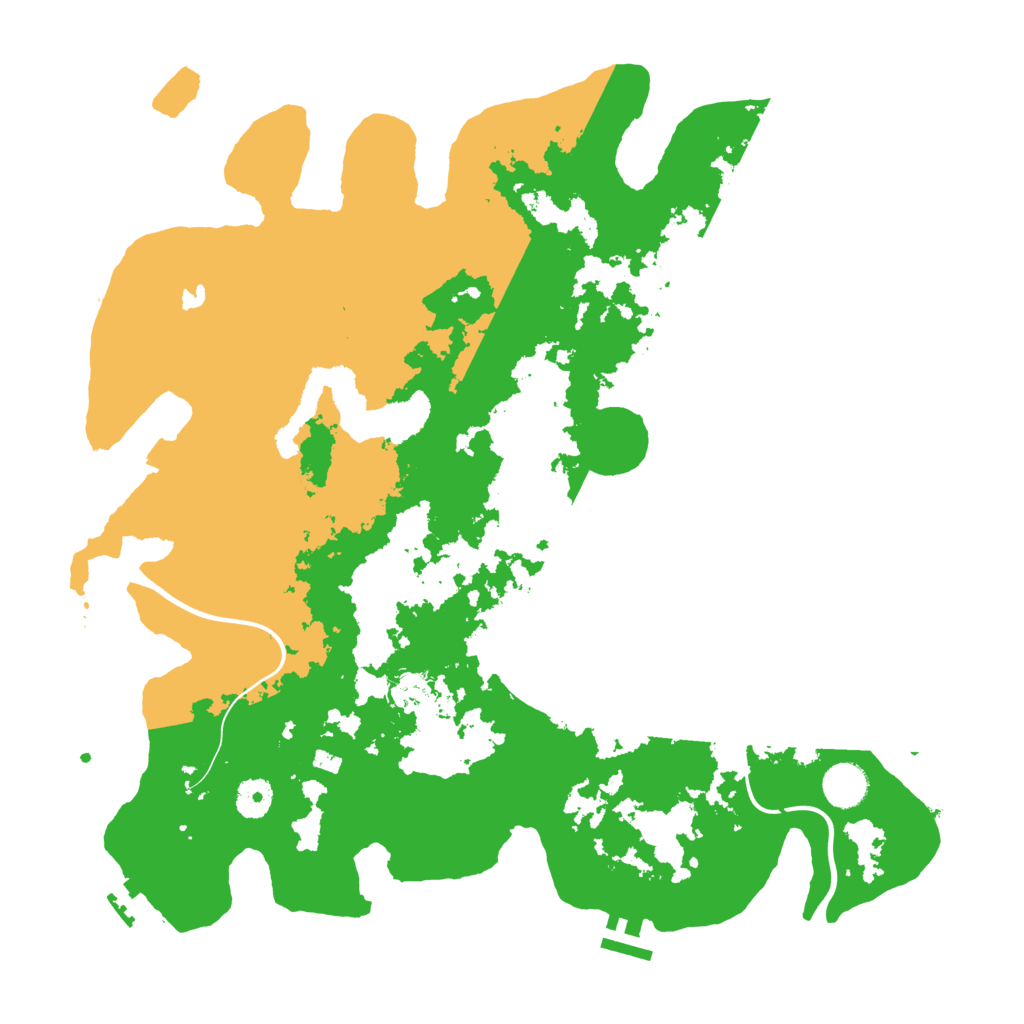Biome Rust Map: Procedural Map, Size: 4000, Seed: 1910439962
