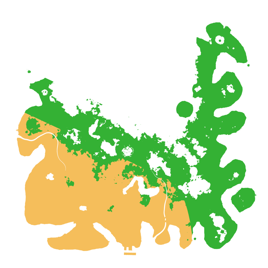 Biome Rust Map: Procedural Map, Size: 4500, Seed: 1592457939