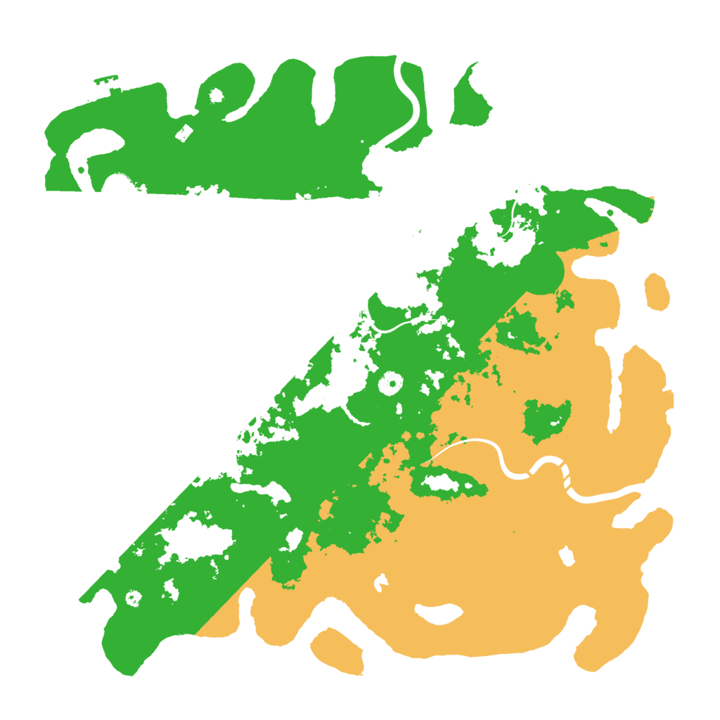 Biome Rust Map: Procedural Map, Size: 4500, Seed: 492306283
