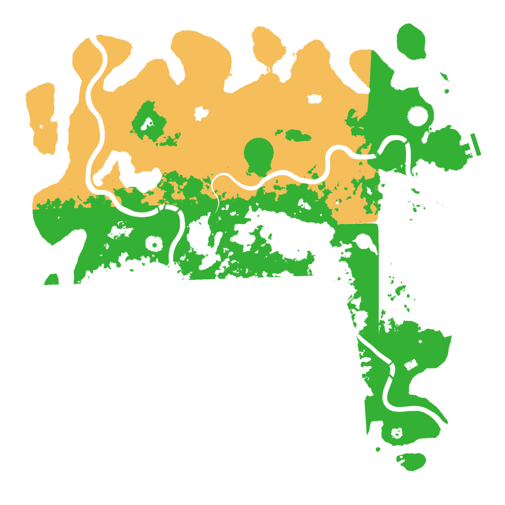 Biome Rust Map: Procedural Map, Size: 4500, Seed: 54863233