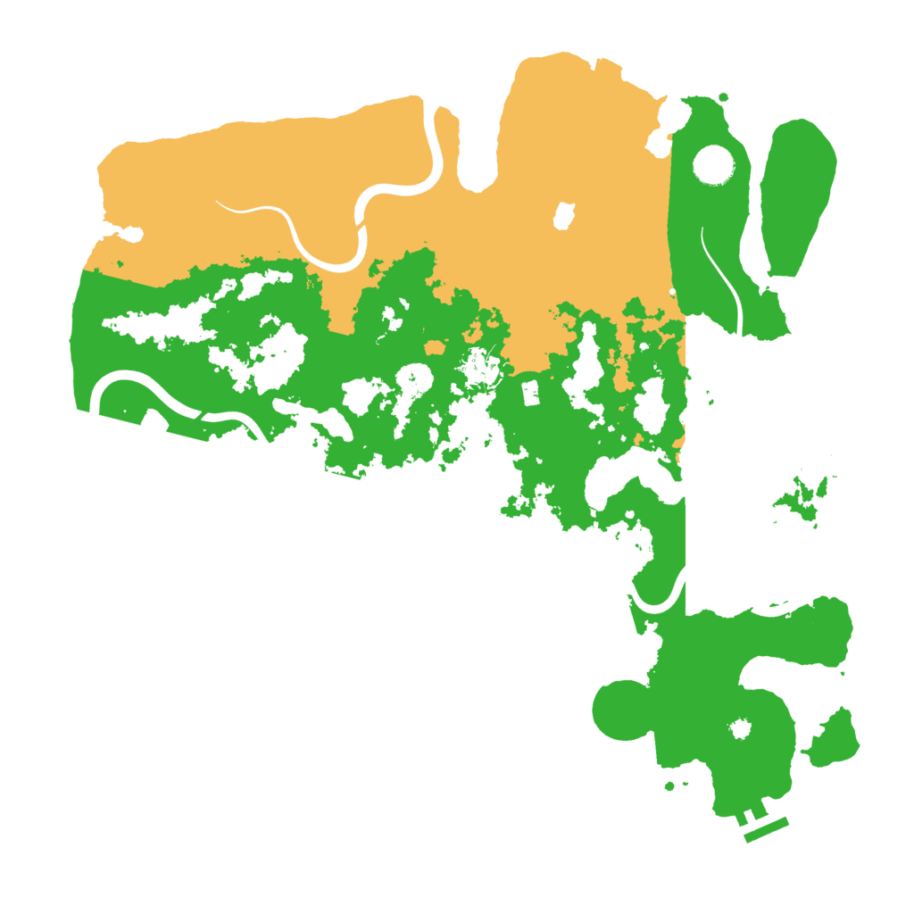 Biome Rust Map: Procedural Map, Size: 4000, Seed: 1816414413