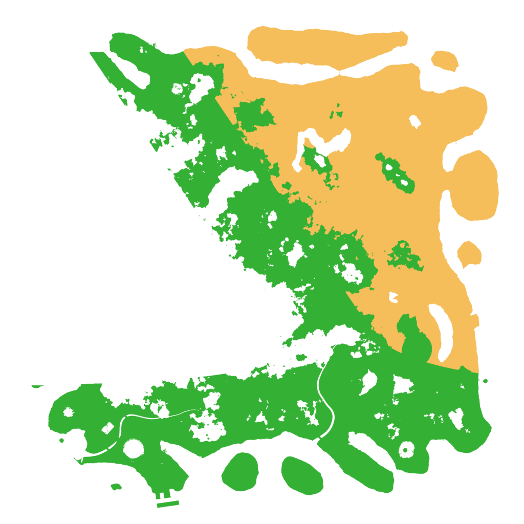 Biome Rust Map: Procedural Map, Size: 4800, Seed: 20250207