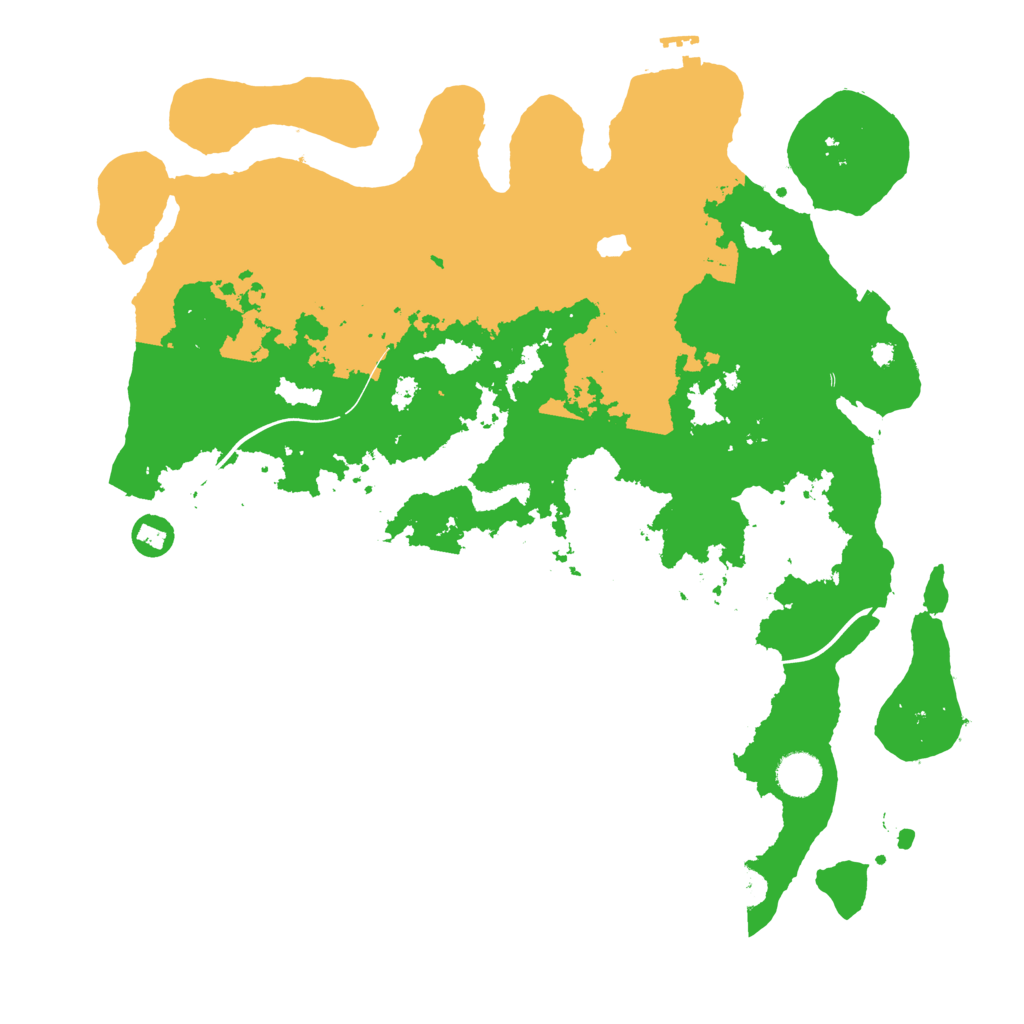 Biome Rust Map: Procedural Map, Size: 4000, Seed: 461241315