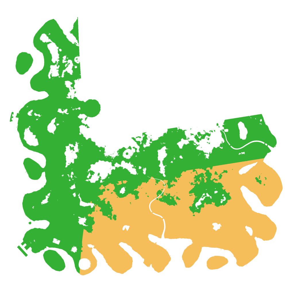 Biome Rust Map: Procedural Map, Size: 4500, Seed: 218972826