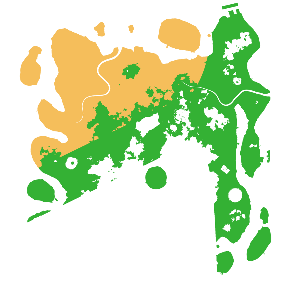 Biome Rust Map: Procedural Map, Size: 3700, Seed: 1362721460