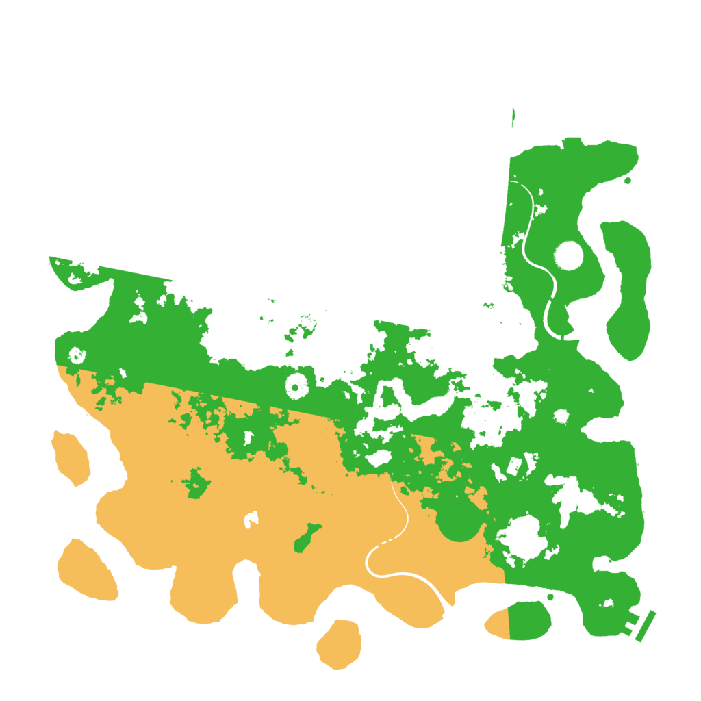 Biome Rust Map: Procedural Map, Size: 4250, Seed: 43512