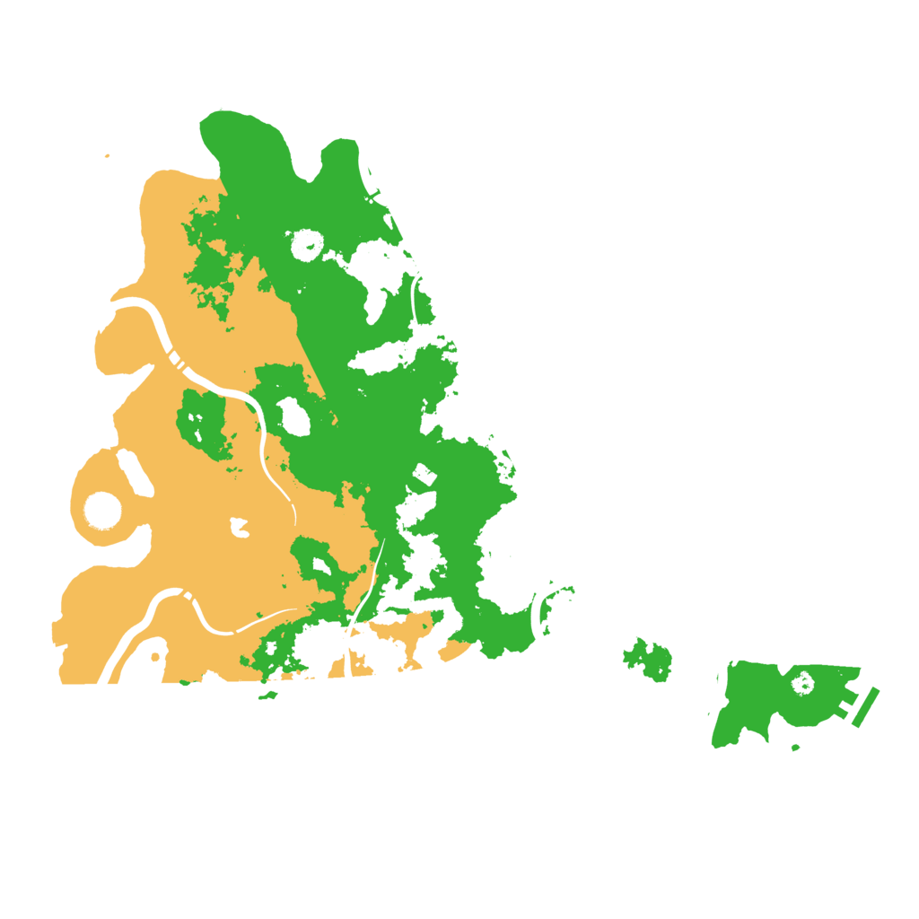 Biome Rust Map: Procedural Map, Size: 4300, Seed: 222334
