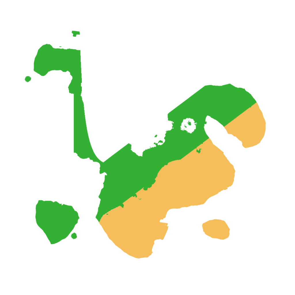 Biome Rust Map: Procedural Map, Size: 2000, Seed: 123454400