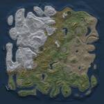 Thumbnail Rust Map: Procedural Map, Size: 4500, Seed: 1601670663, 15 Monuments