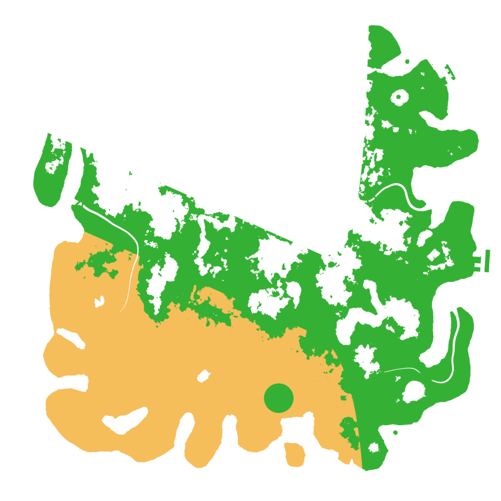 Biome Rust Map: Procedural Map, Size: 4500, Seed: 685529771