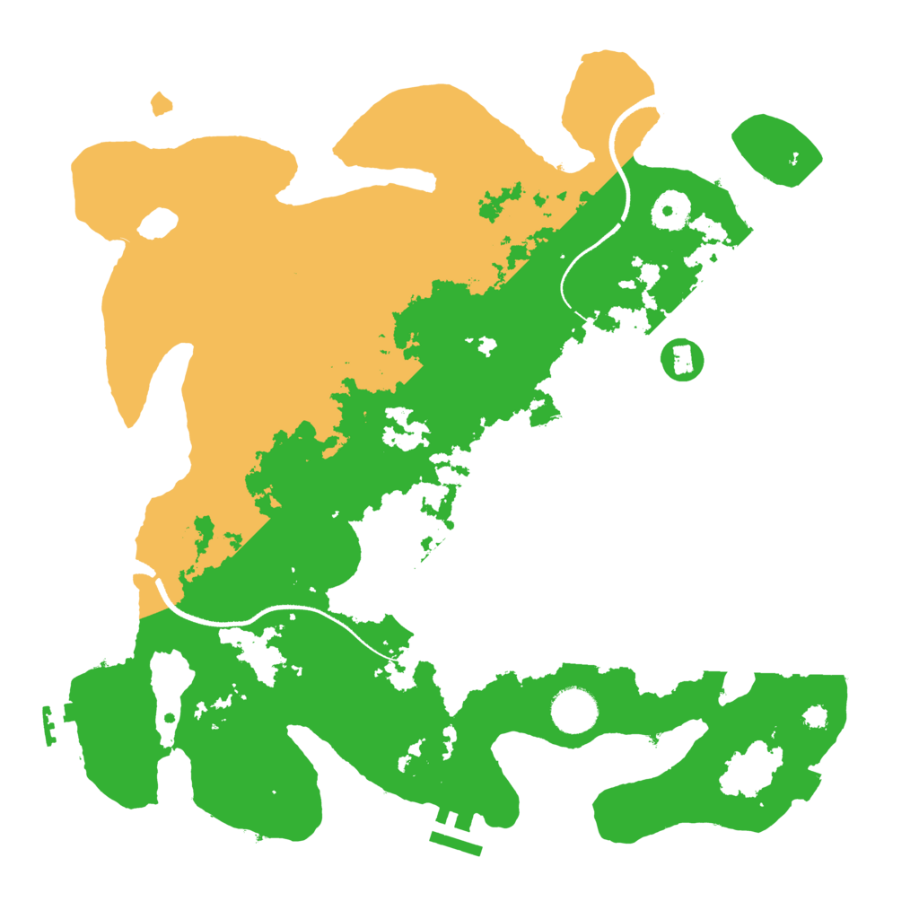 Biome Rust Map: Procedural Map, Size: 3500, Seed: 1660526673