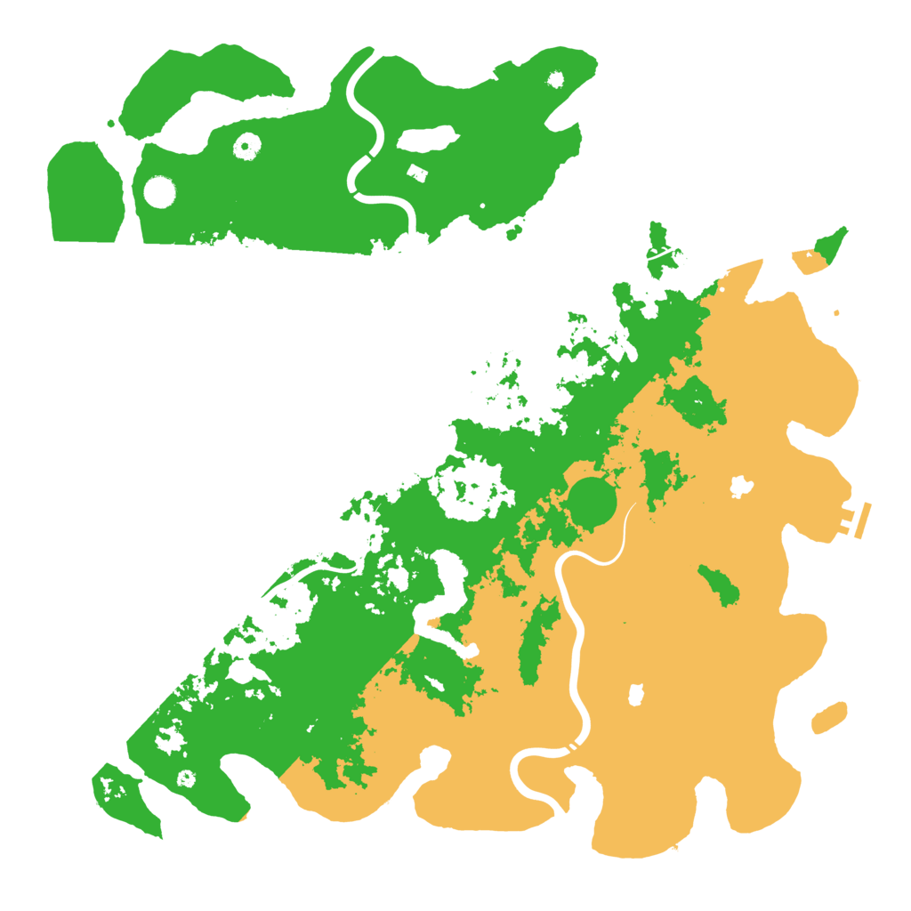 Biome Rust Map: Procedural Map, Size: 5000, Seed: 220893398