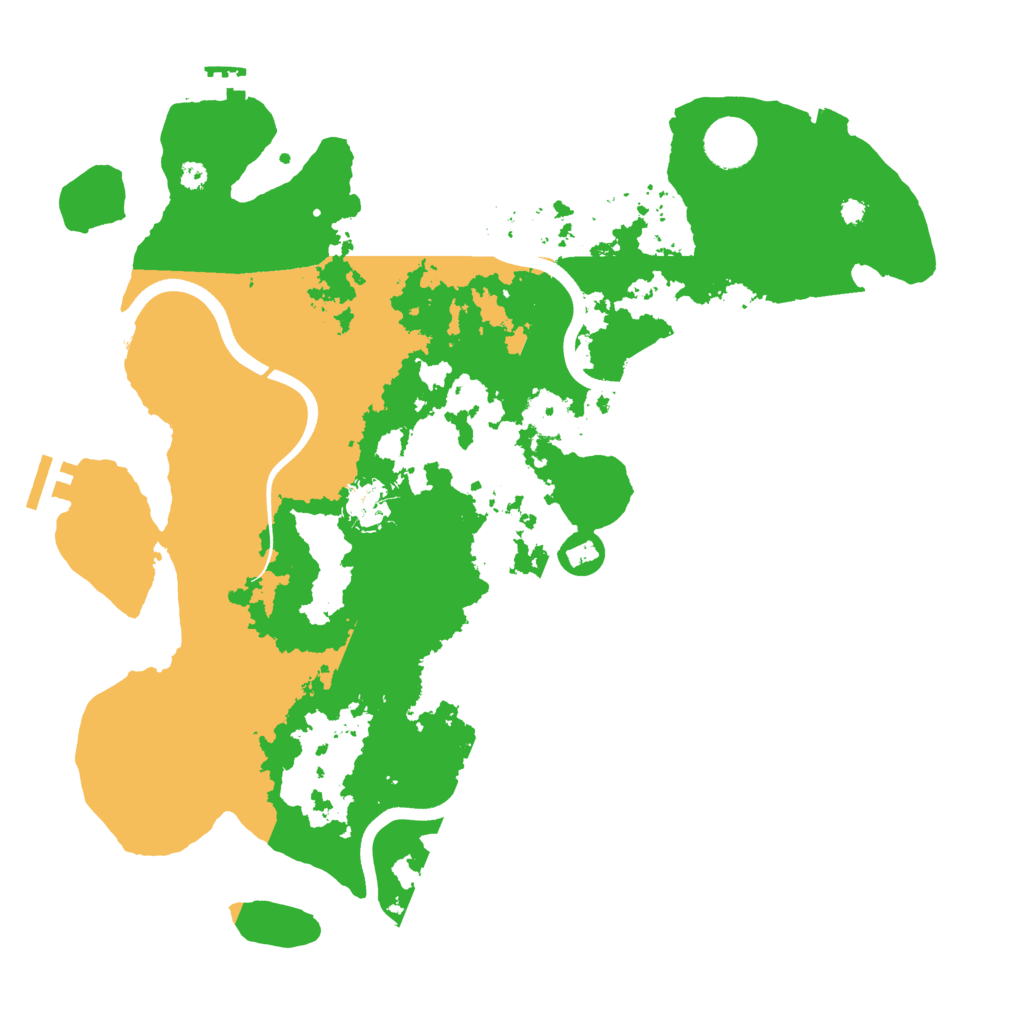 Biome Rust Map: Procedural Map, Size: 3750, Seed: 231759741