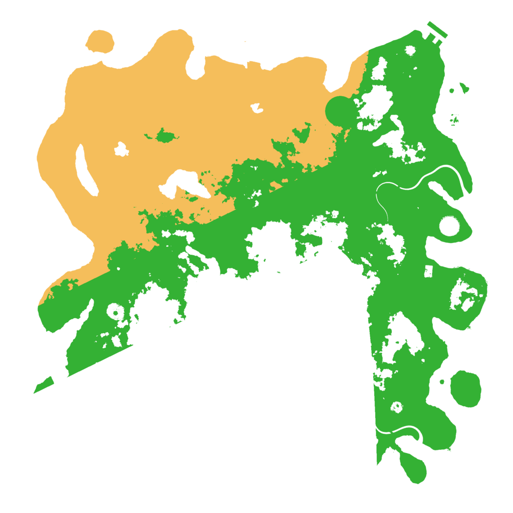 Biome Rust Map: Procedural Map, Size: 4500, Seed: 1282744427