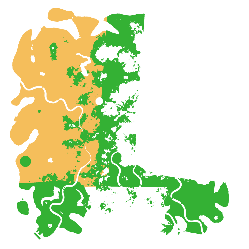 Biome Rust Map: Procedural Map, Size: 6000, Seed: 852875005