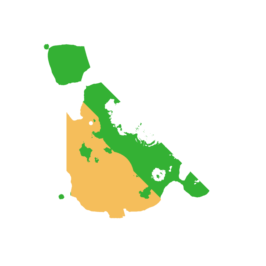 Biome Rust Map: Procedural Map, Size: 2000, Seed: 704198115