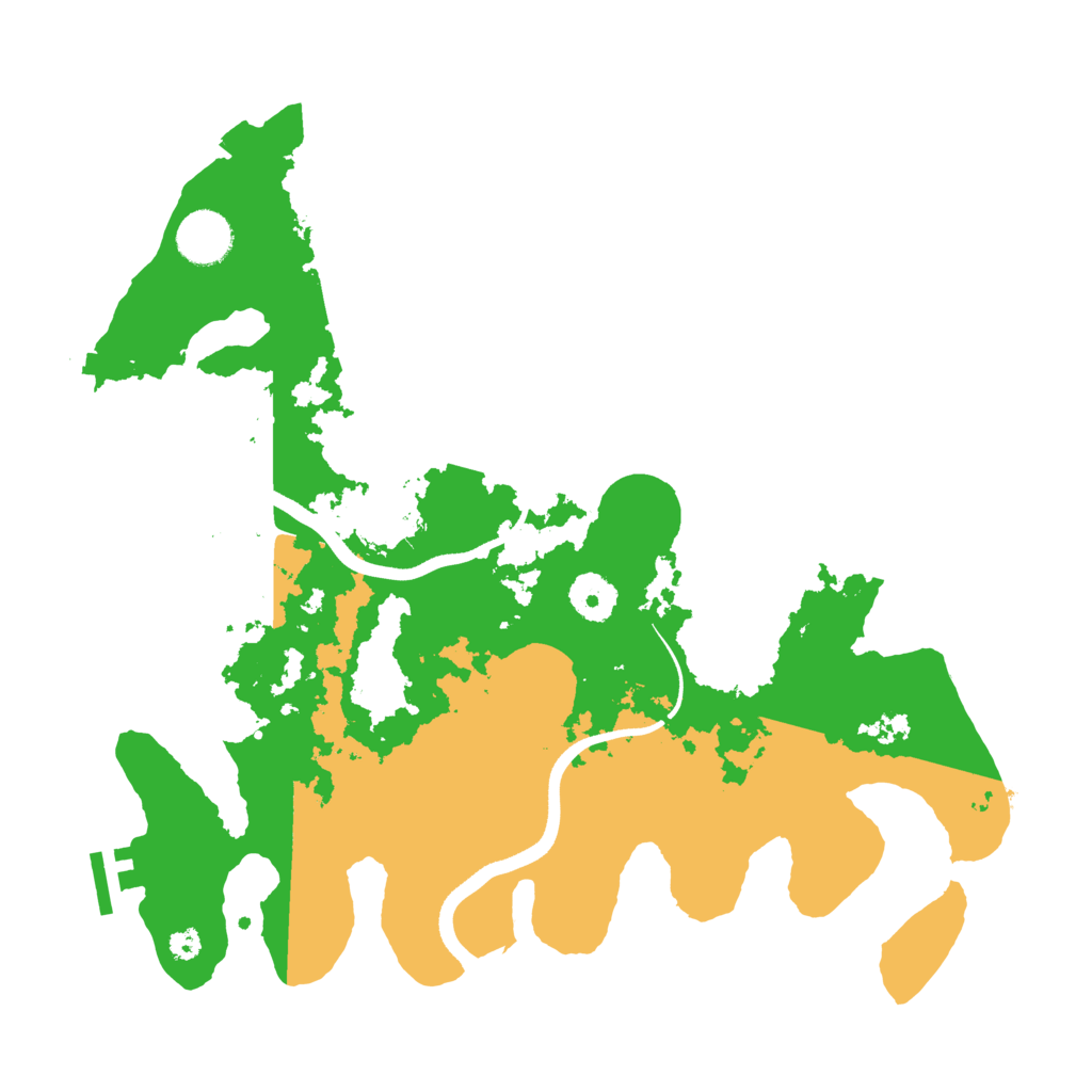 Biome Rust Map: Procedural Map, Size: 3500, Seed: 1917695156