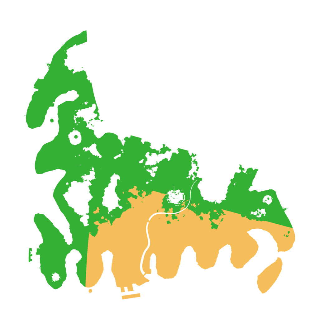 Biome Rust Map: Procedural Map, Size: 3500, Seed: 1917695156