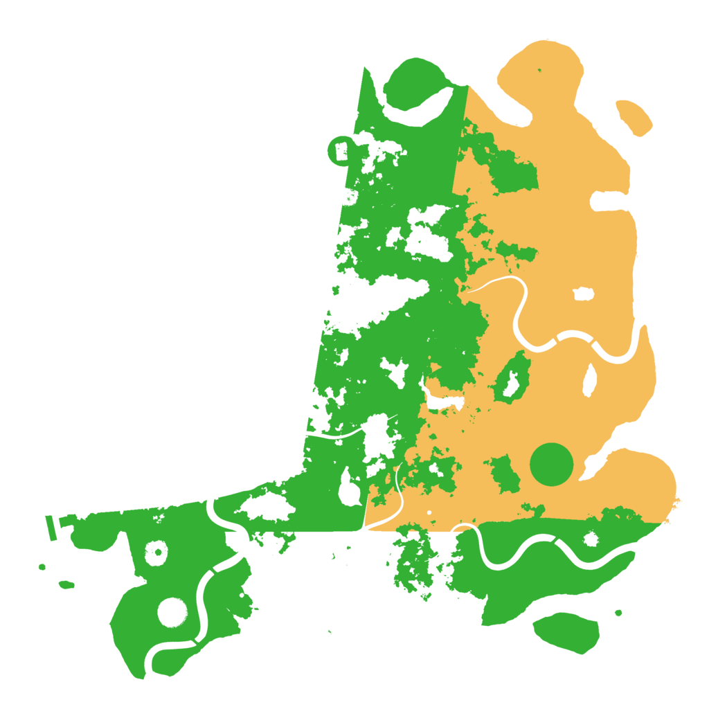 Biome Rust Map: Procedural Map, Size: 4300, Seed: 1805682257