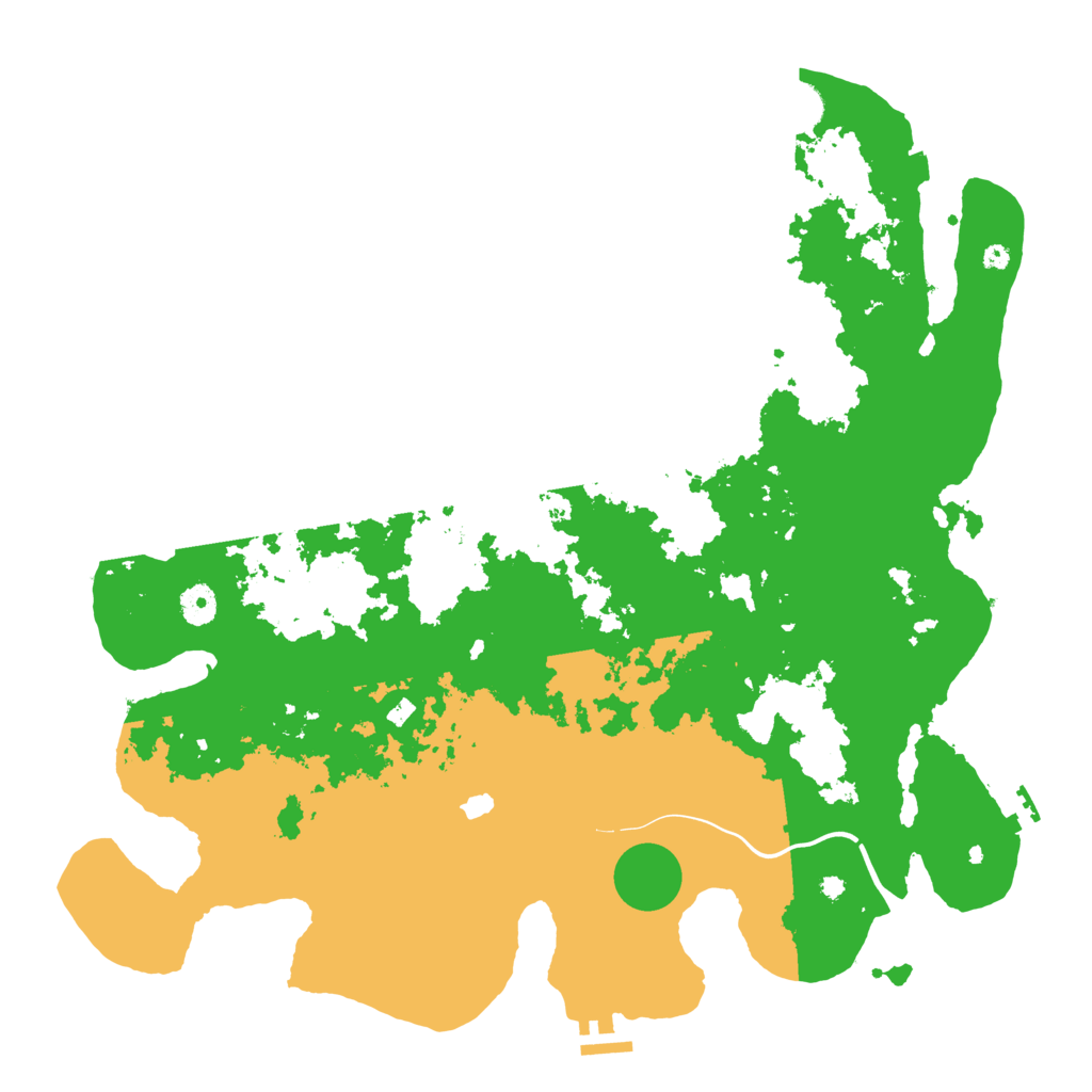 Biome Rust Map: Procedural Map, Size: 4250, Seed: 3832