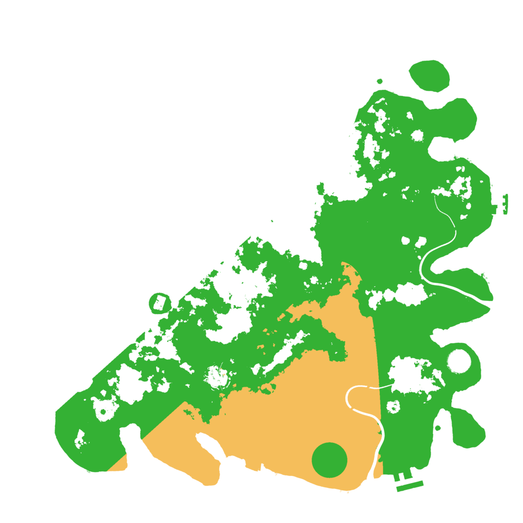 Biome Rust Map: Procedural Map, Size: 3900, Seed: 1298464231