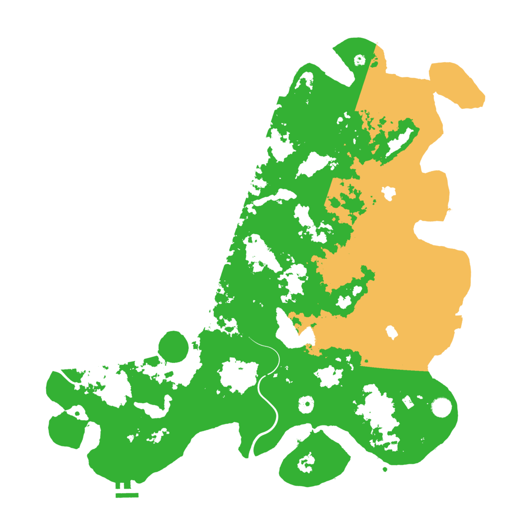Biome Rust Map: Procedural Map, Size: 4500, Seed: 1700210296