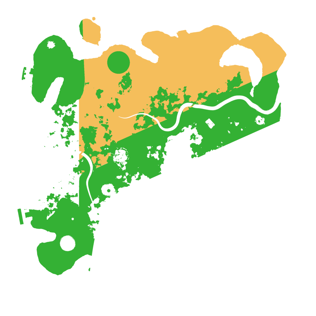 Biome Rust Map: Procedural Map, Size: 3700, Seed: 761420441