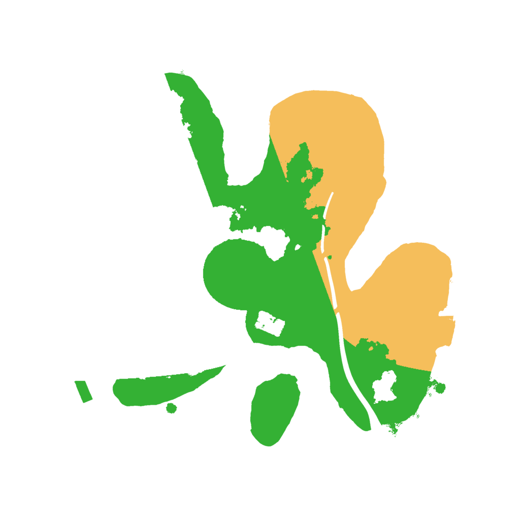 Biome Rust Map: Procedural Map, Size: 2000, Seed: 115569914