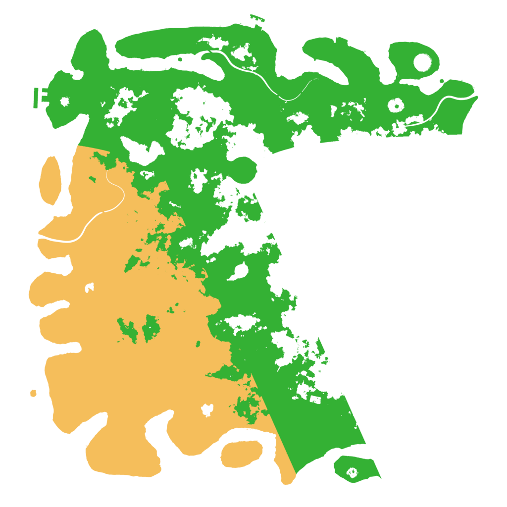 Biome Rust Map: Procedural Map, Size: 5001, Seed: 1419273627
