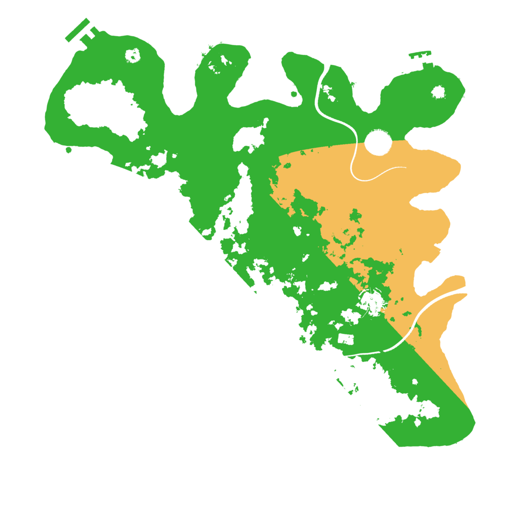 Biome Rust Map: Procedural Map, Size: 3500, Seed: 67676567