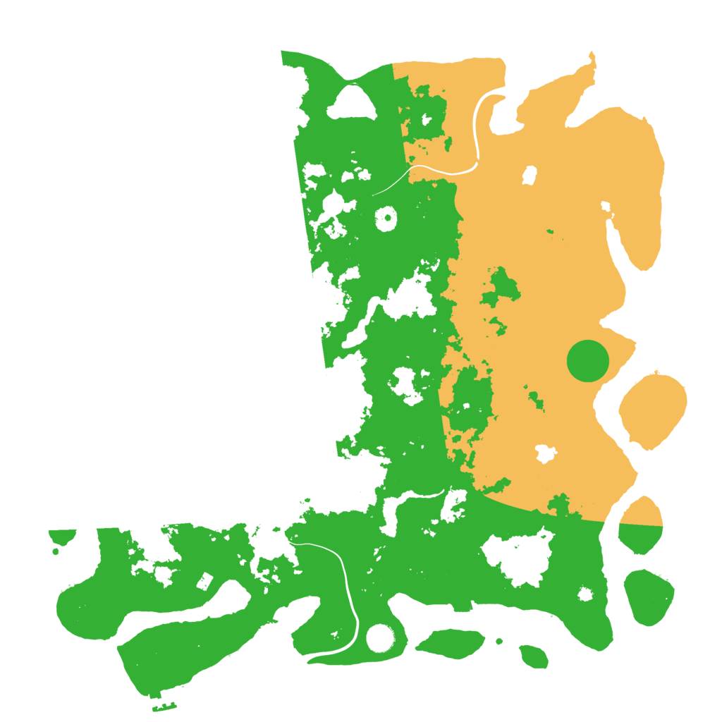 Biome Rust Map: Procedural Map, Size: 4500, Seed: 2062751335