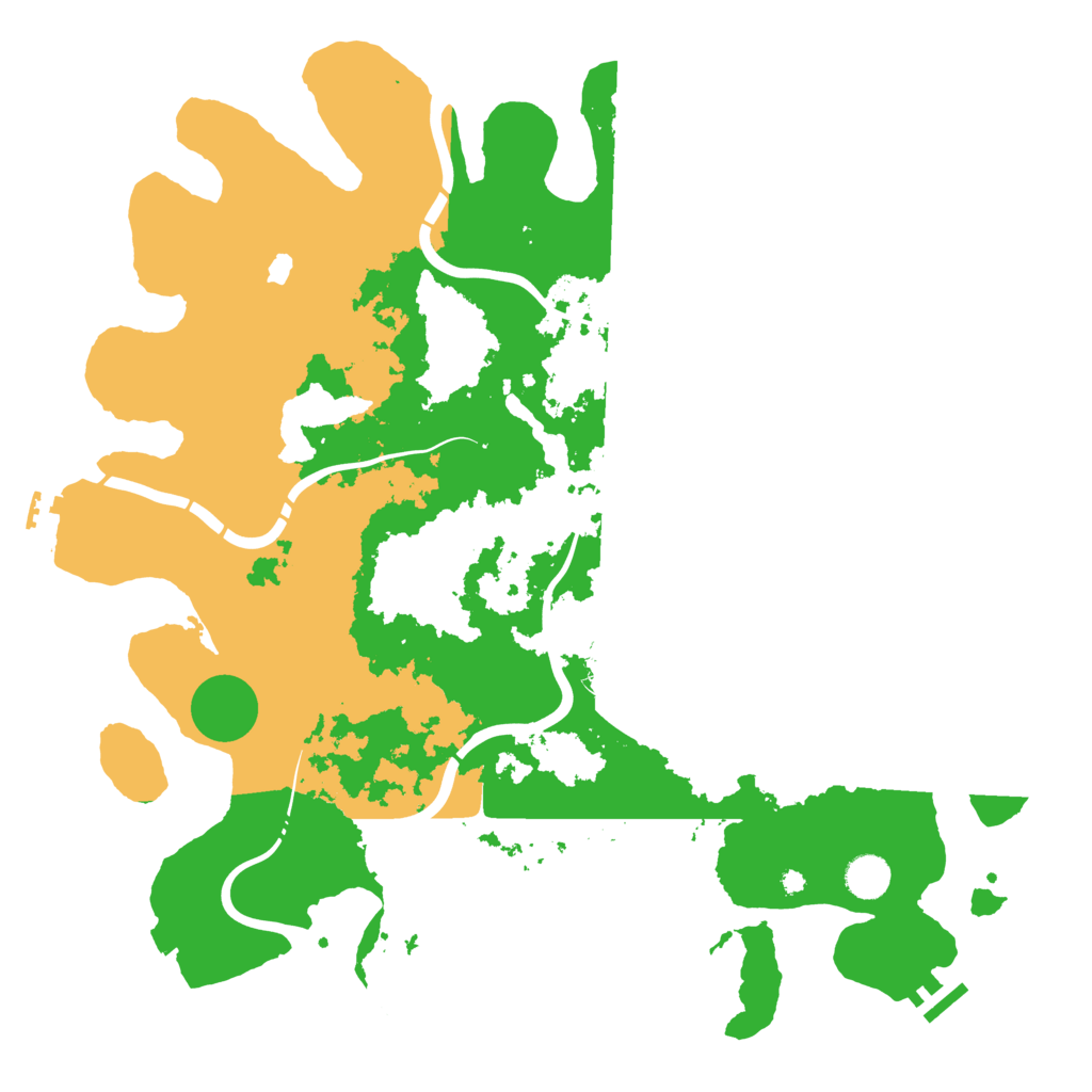 Biome Rust Map: Procedural Map, Size: 4300, Seed: 2111239371