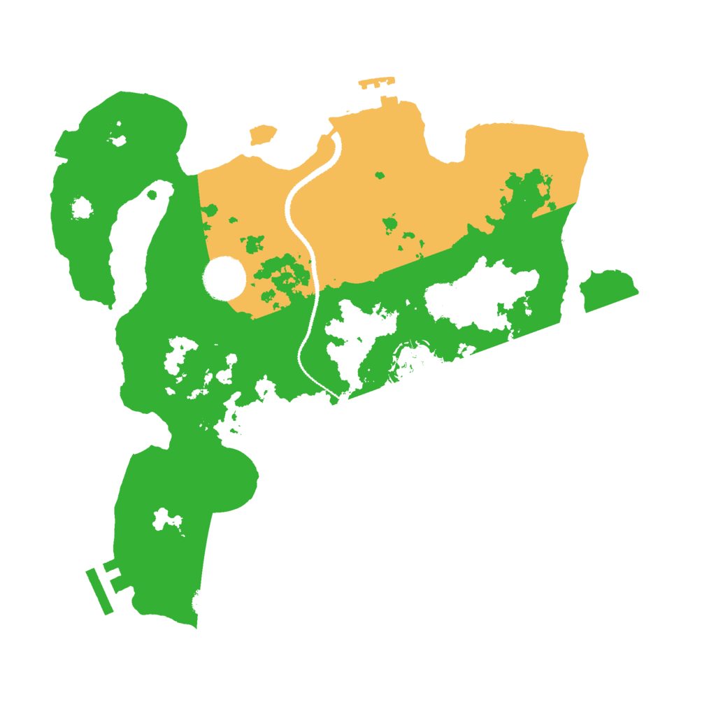 Biome Rust Map: Procedural Map, Size: 3000, Seed: 93489211