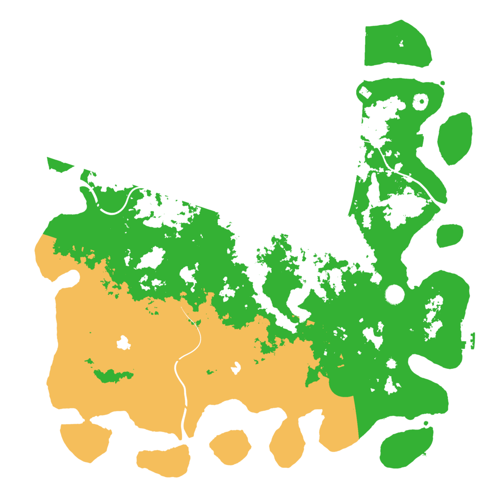 Biome Rust Map: Procedural Map, Size: 4500, Seed: 1633359989