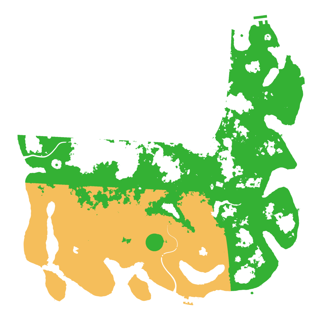 Biome Rust Map: Procedural Map, Size: 4750, Seed: 2057403794
