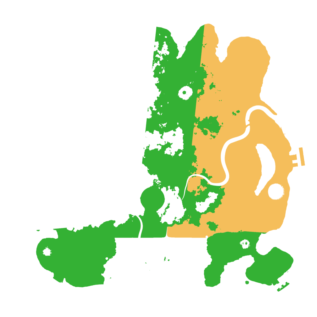 Biome Rust Map: Procedural Map, Size: 3500, Seed: 867475351
