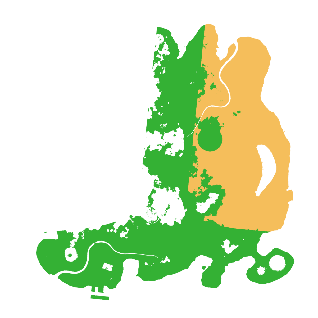 Biome Rust Map: Procedural Map, Size: 3500, Seed: 867475351