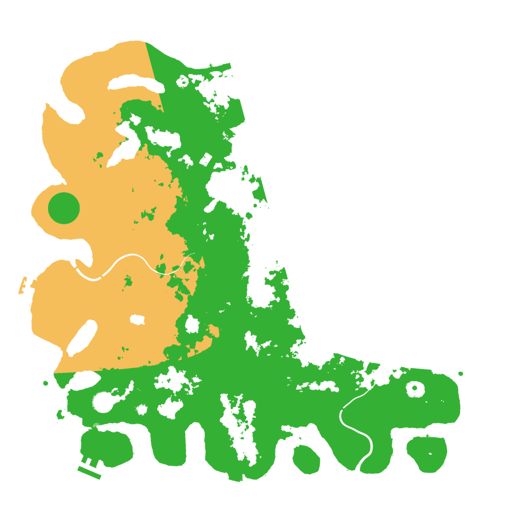Biome Rust Map: Procedural Map, Size: 4250, Seed: 555456965