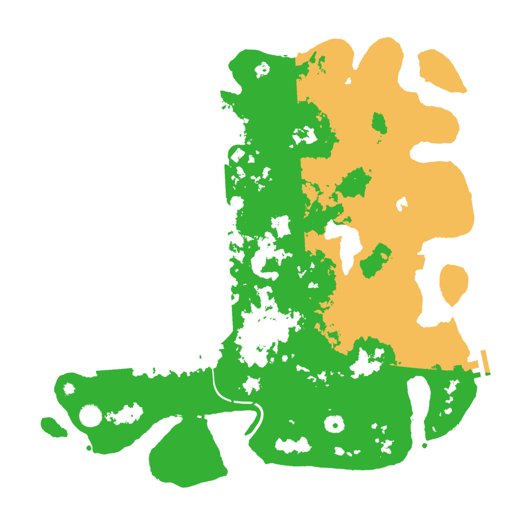 Biome Rust Map: Procedural Map, Size: 4000, Seed: 83093
