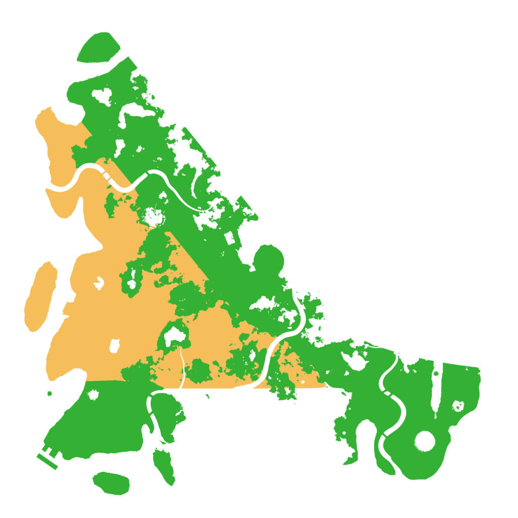 Biome Rust Map: Procedural Map, Size: 4500, Seed: 934177897