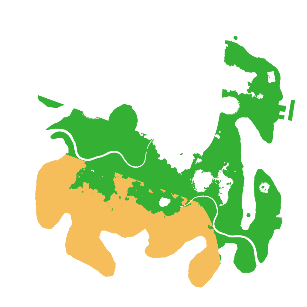 Biome Rust Map: Procedural Map, Size: 3000, Seed: 907641185
