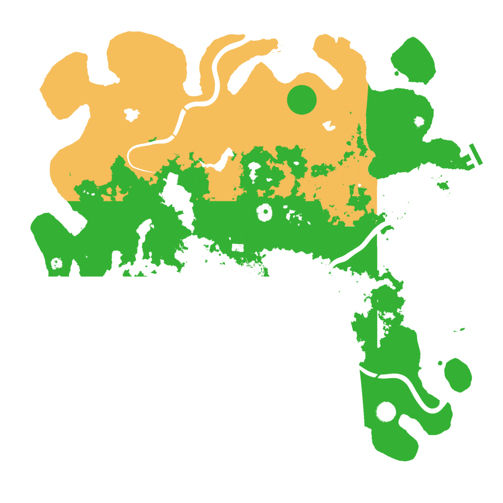 Biome Rust Map: Procedural Map, Size: 4500, Seed: 33671623