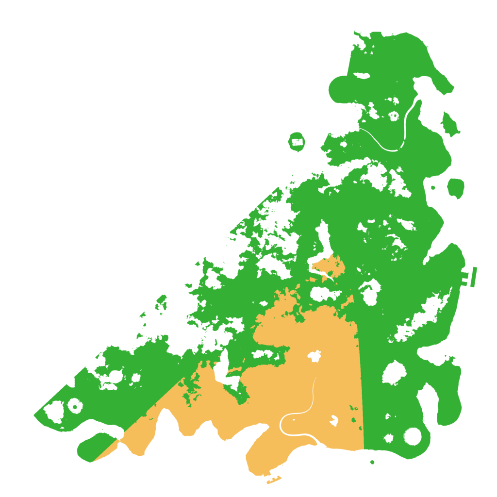 Biome Rust Map: Procedural Map, Size: 5000, Seed: 1283833089