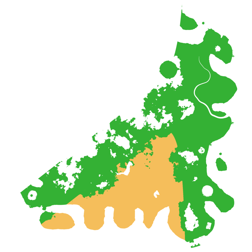 Biome Rust Map: Procedural Map, Size: 4000, Seed: 26198