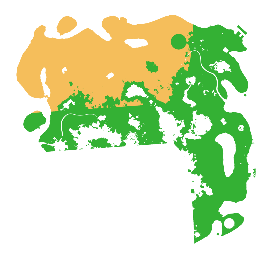 Biome Rust Map: Procedural Map, Size: 4500, Seed: 1373678290