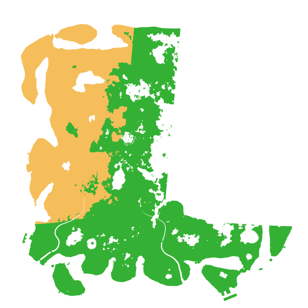 Biome Rust Map: Procedural Map, Size: 4500, Seed: 1733989735
