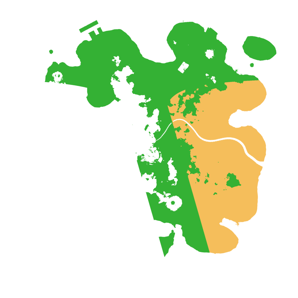 Biome Rust Map: Procedural Map, Size: 3000, Seed: 6666969