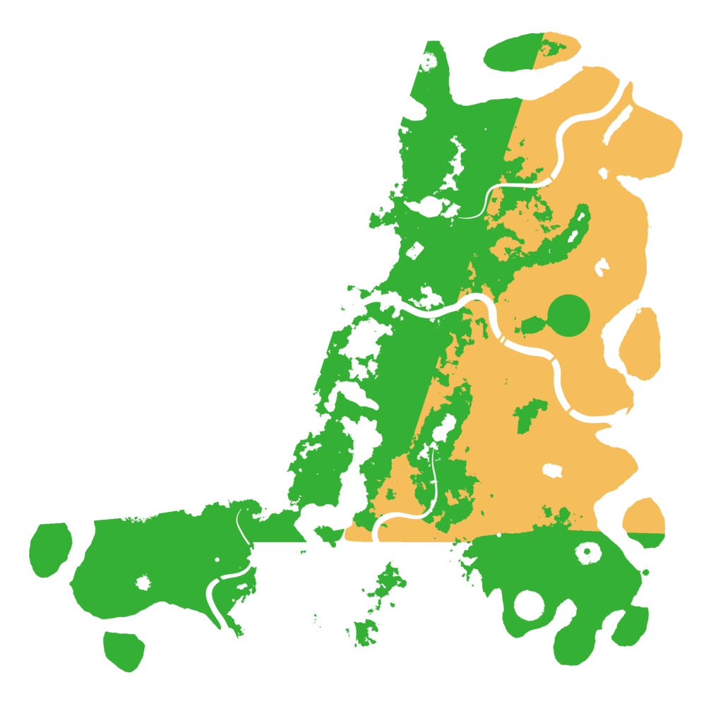 Biome Rust Map: Procedural Map, Size: 4500, Seed: 72373312