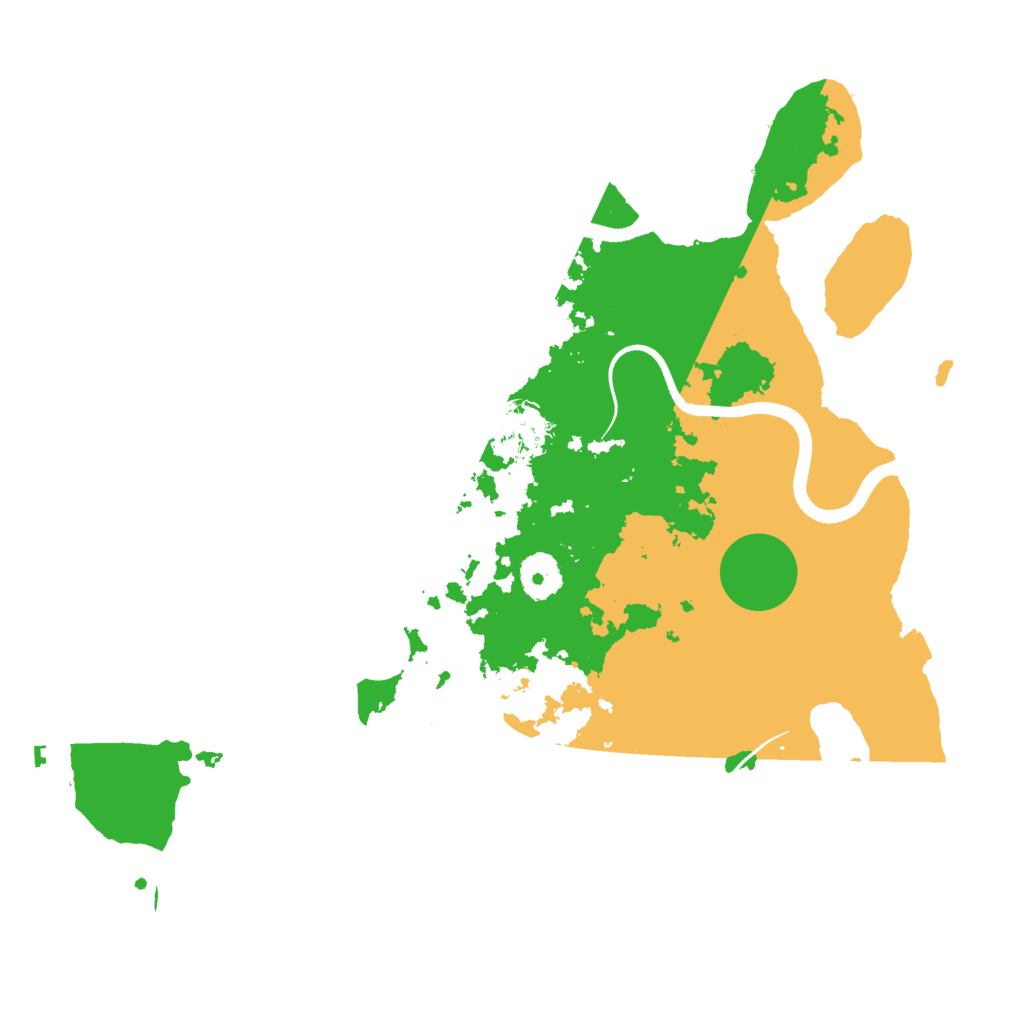 Biome Rust Map: Procedural Map, Size: 3500, Seed: 1328088405